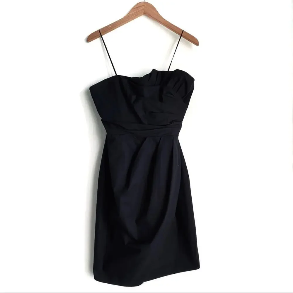 J. Crew black strapless dress mini dress size 10
